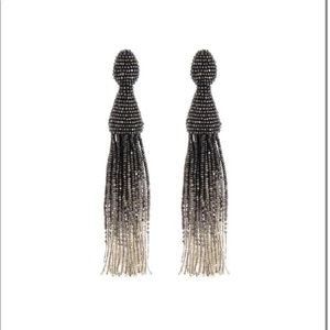 Oscar de la Renta clip on earrings